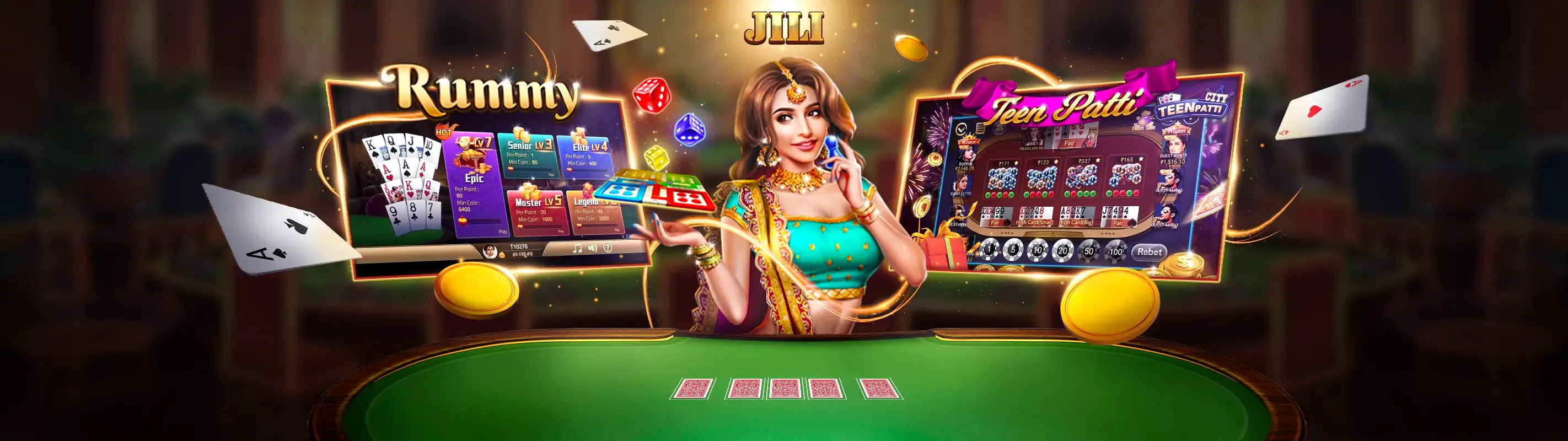 Sòng bạc Oxbet với các bàn chơi và chip
